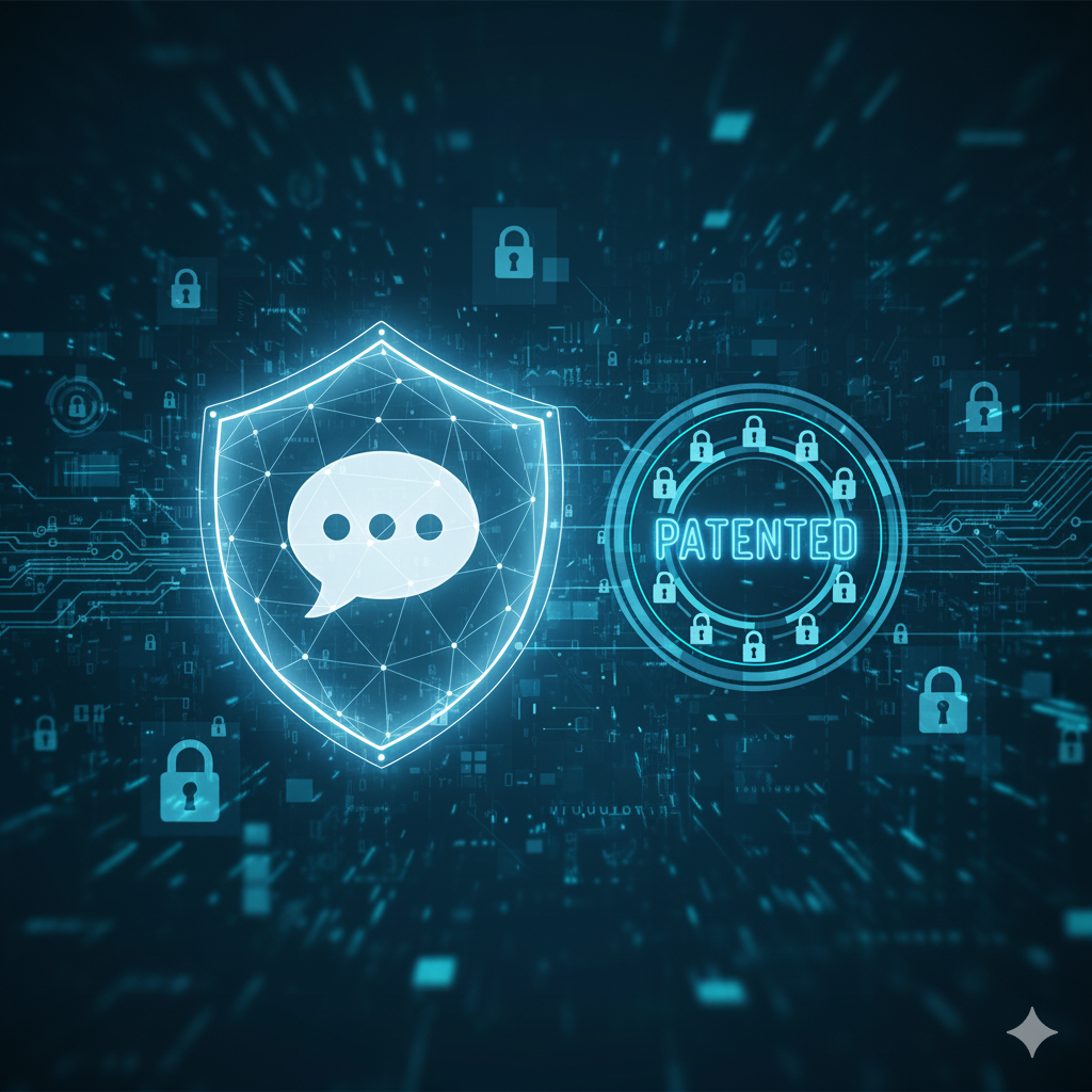 Illustration of OTRx messaging security layers